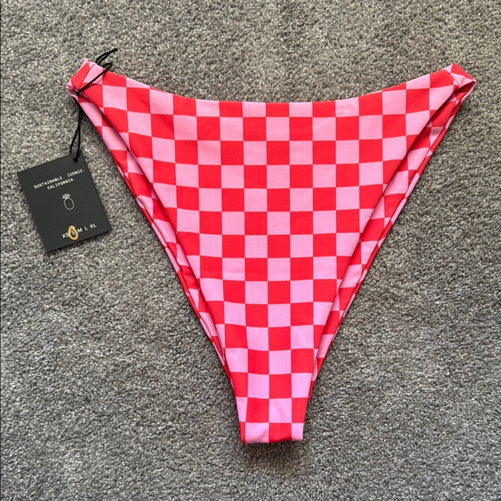 Skatie Kelly Checkerboard Bikini Bottom